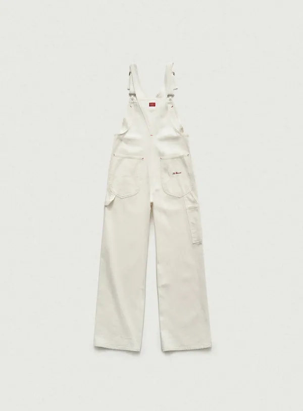 Oasis Herringbone Denim Overall