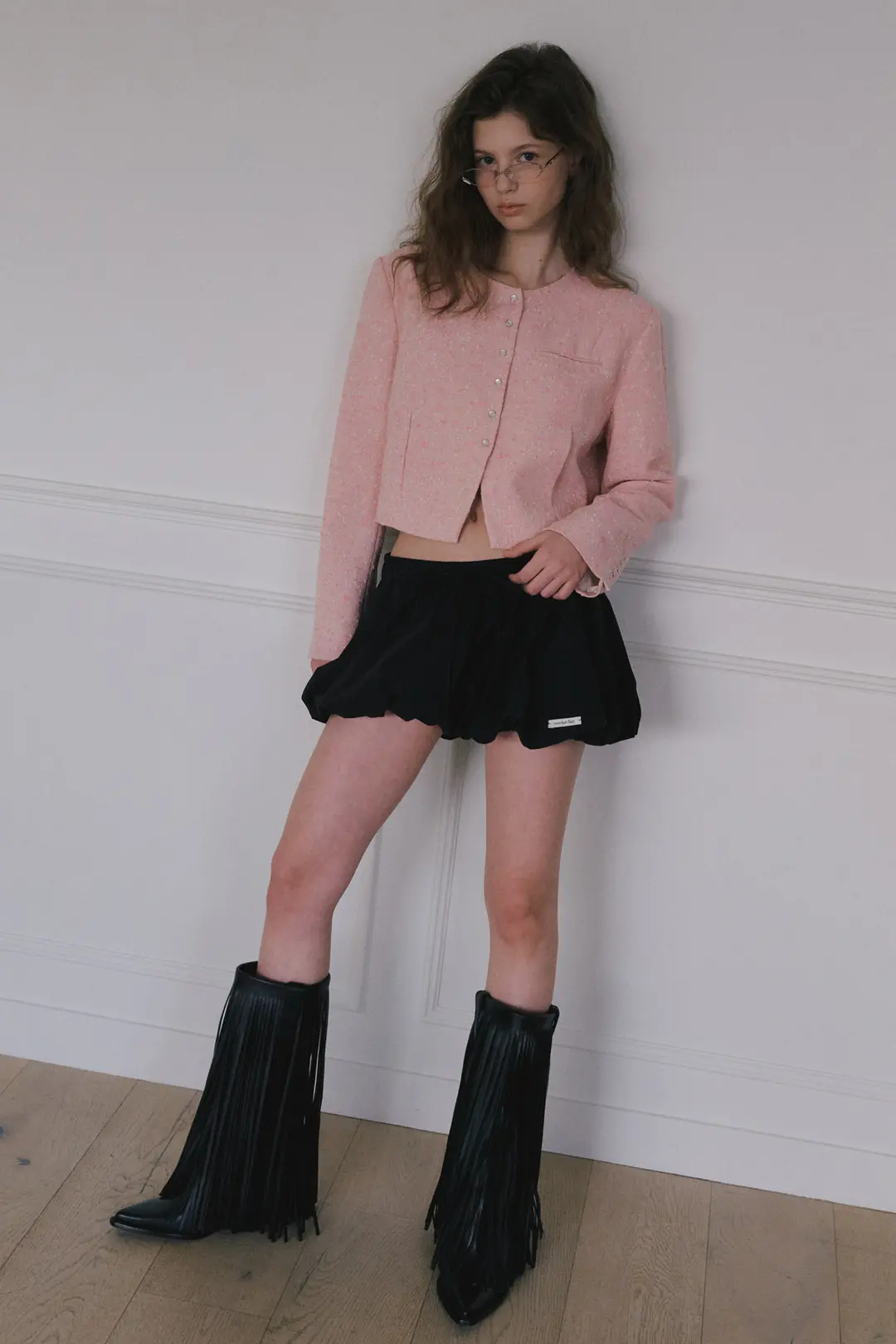 오버듀플레어 BALLOON MICRO MINI SKIRT_BLACK 상품 이미지 2