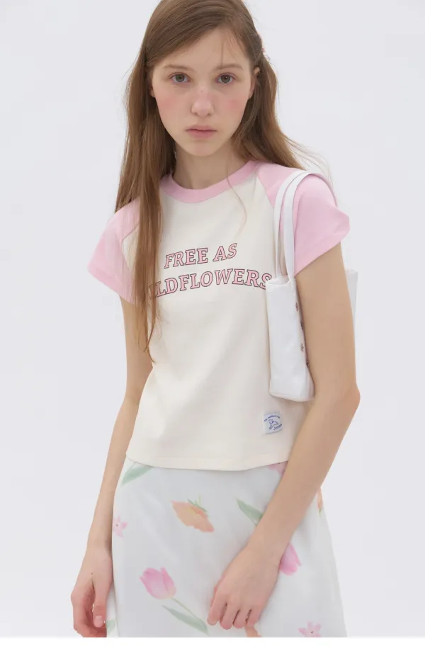 Slogan Tshirt Pink