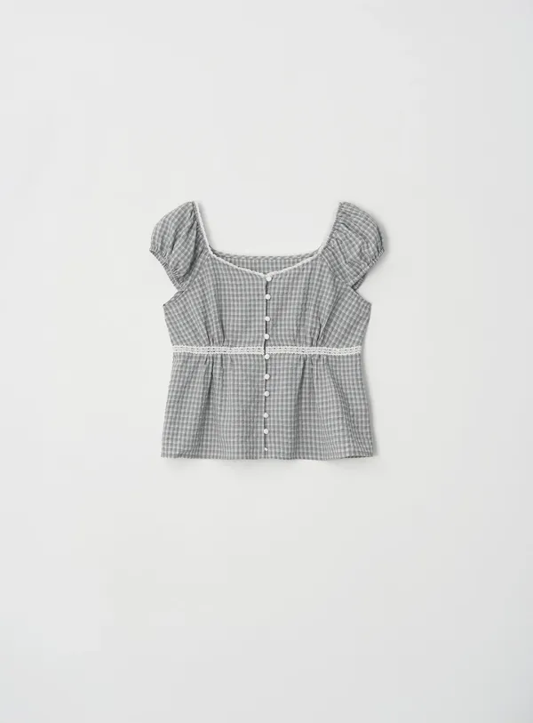 [3RD]Judy puff blouse(2color)