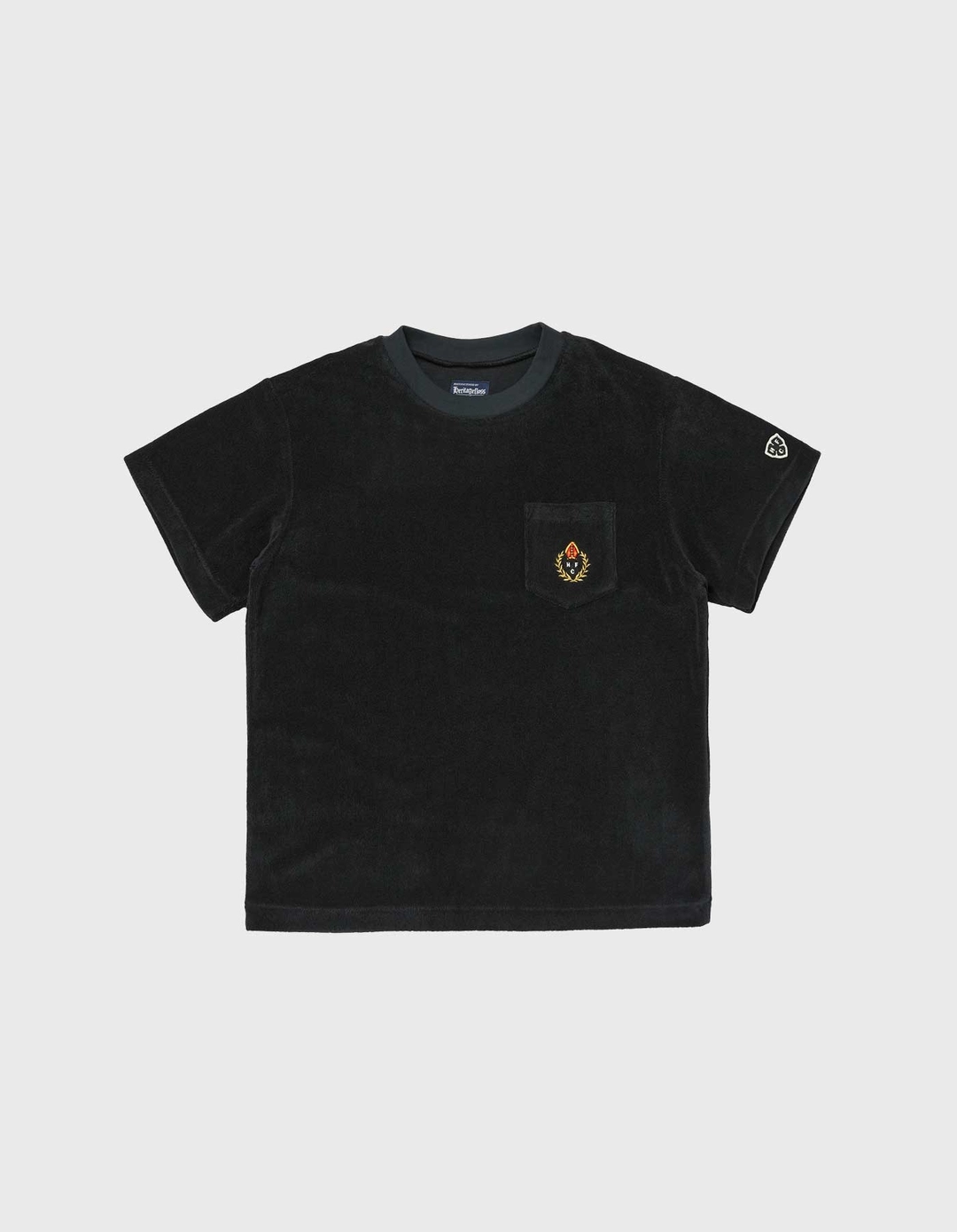 헤리티지플로스 CHILDREN TOWEL POCKET HALF-SLEEVE / Black 상품 이미지 1