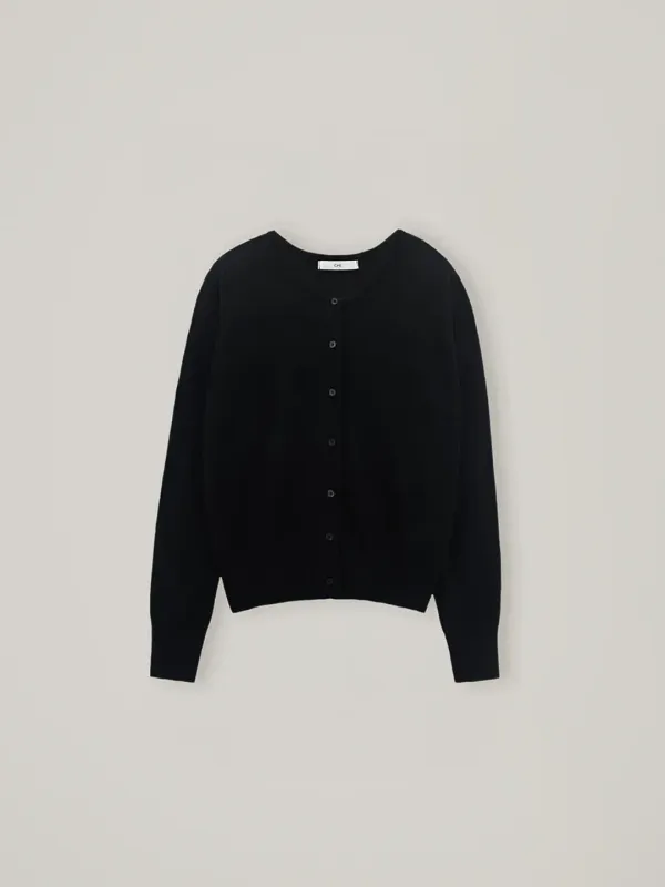 Contte linen cardigan - Black