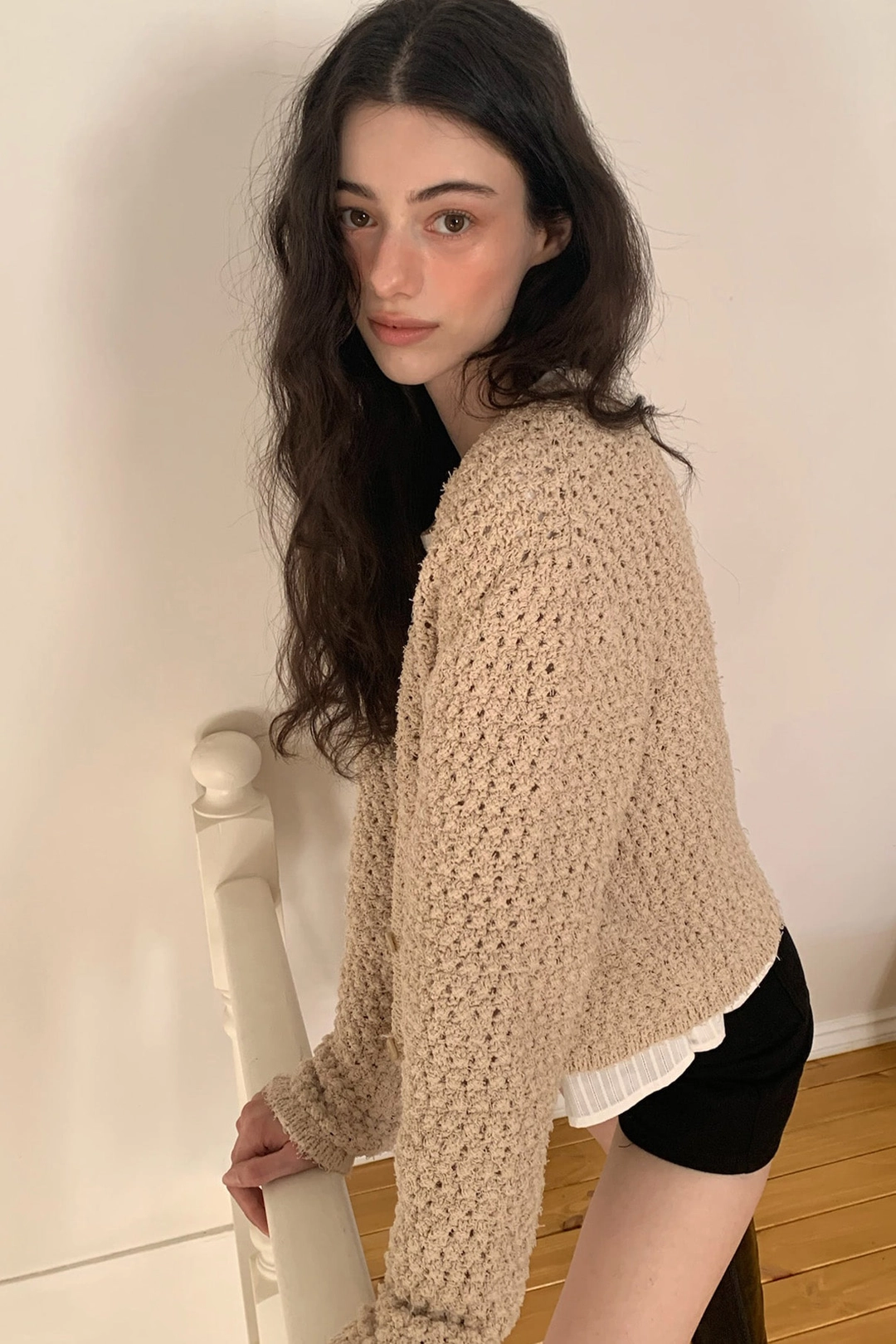 리리수 Emily Cardigan / Beige 상품 이미지 3