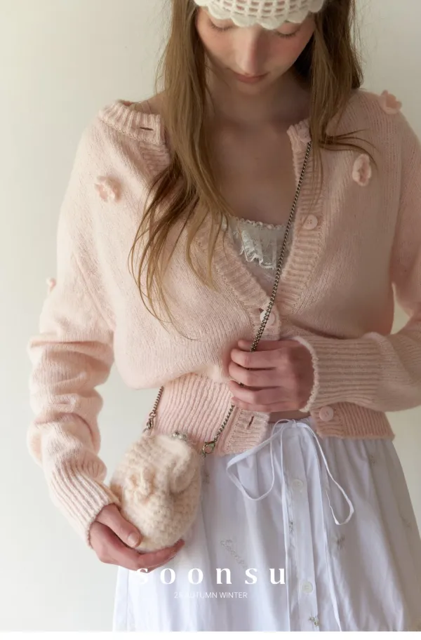 (2nd Re-stock) Mellow Cardigan (Peach)