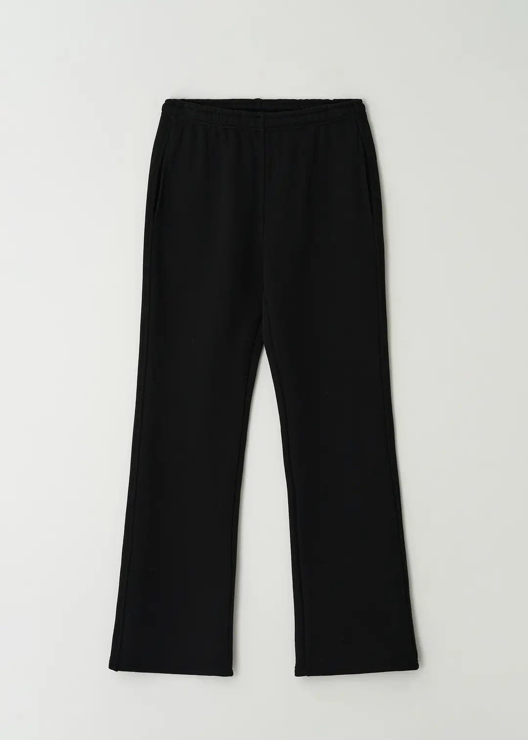 더라이 Semi Flared Sweat pants(Black) 상품 이미지 3