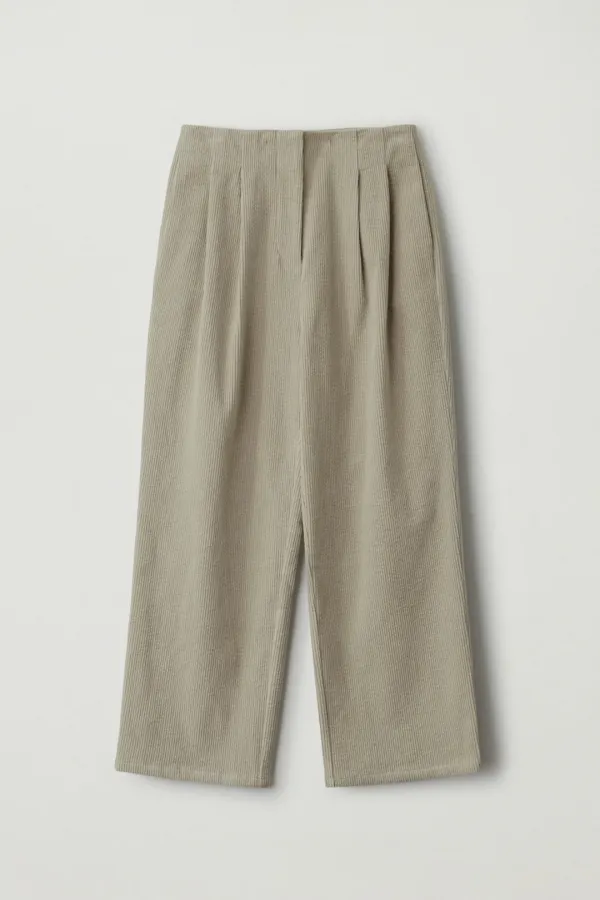 Corduroy pants (Beige)