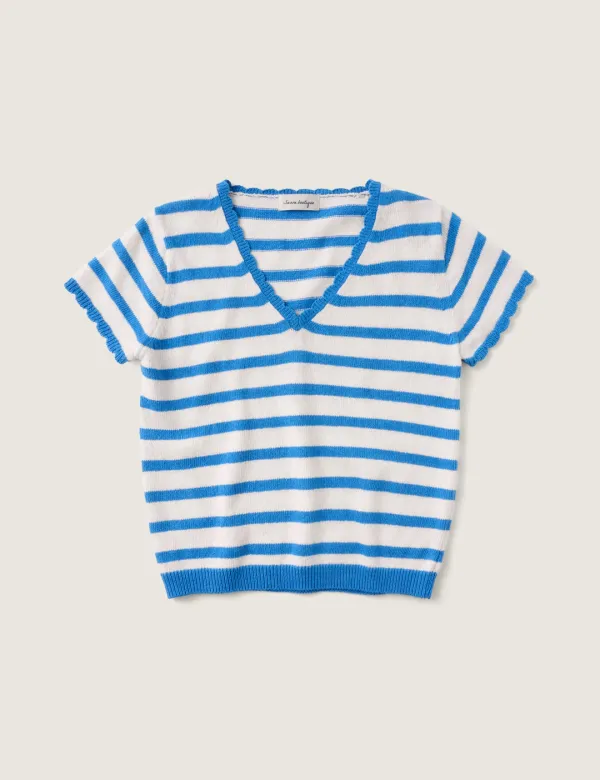 Hope Stripe Knit (Blue)