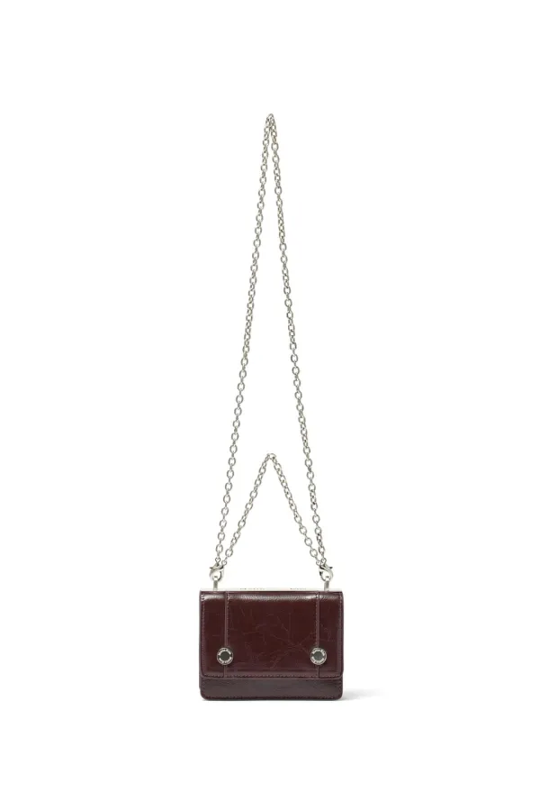 POCKETPACK MINI BAG IN BURGUNDY