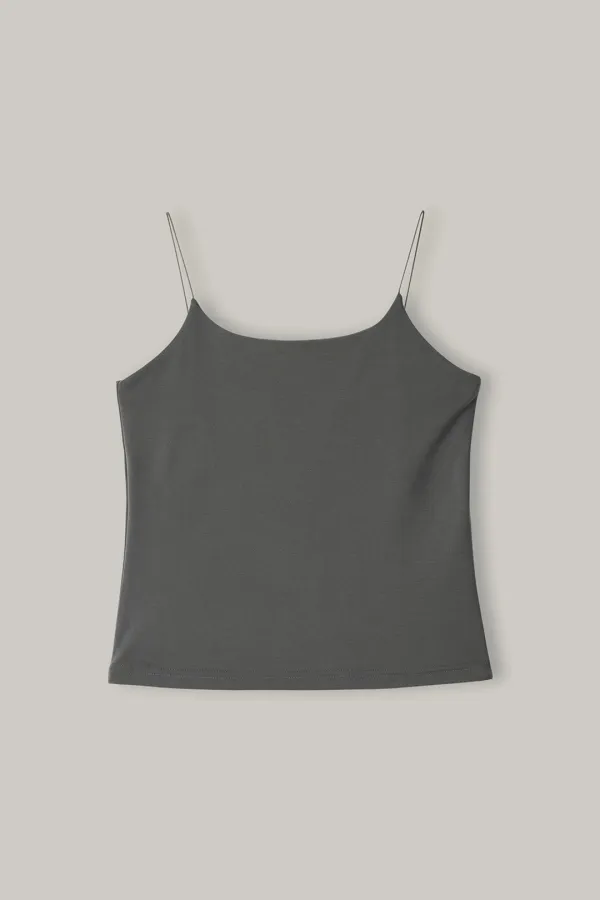 Soft Modal Sleeveless (Dark Gray)