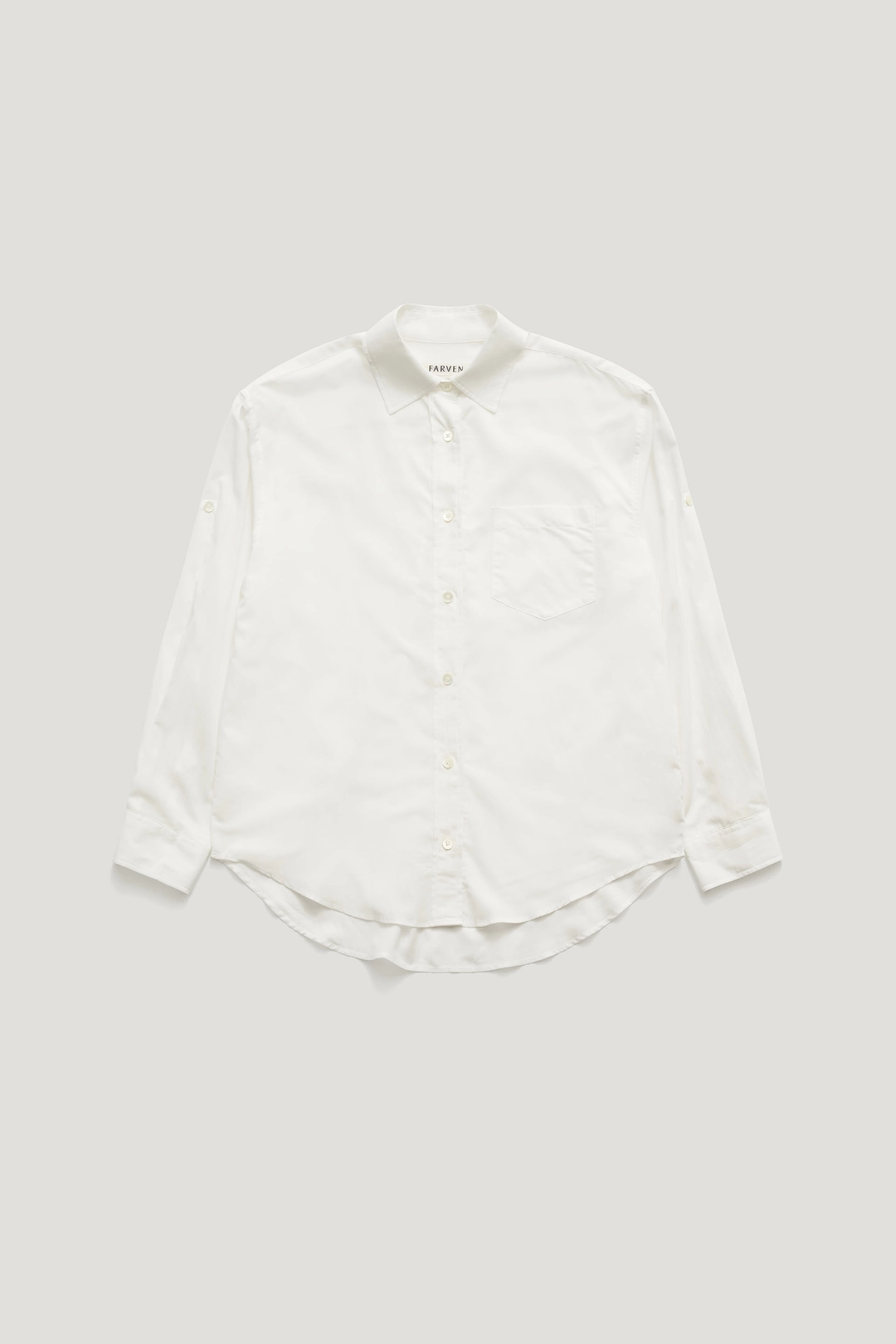 파르벵 CUT ROLL-UP SHIRTS_IVORY / ₩139,000 상품 이미지 1