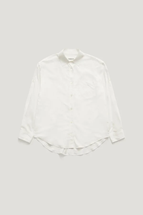 CUT ROLL-UP SHIRTS_IVORY / ₩139,000
