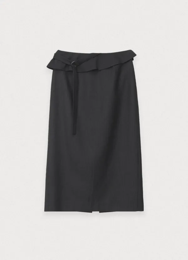 Linear rough skirt - stripe