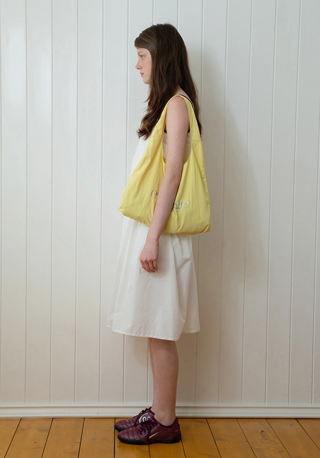 이브세이지 Nylon Logo Bag (Yellow) 상품 이미지 2