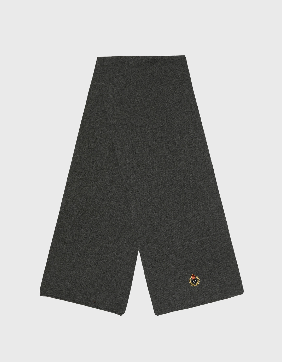 헤리티지플로스 CREST WOOL MUFFLER / M.Charcoal 상품 이미지 2
