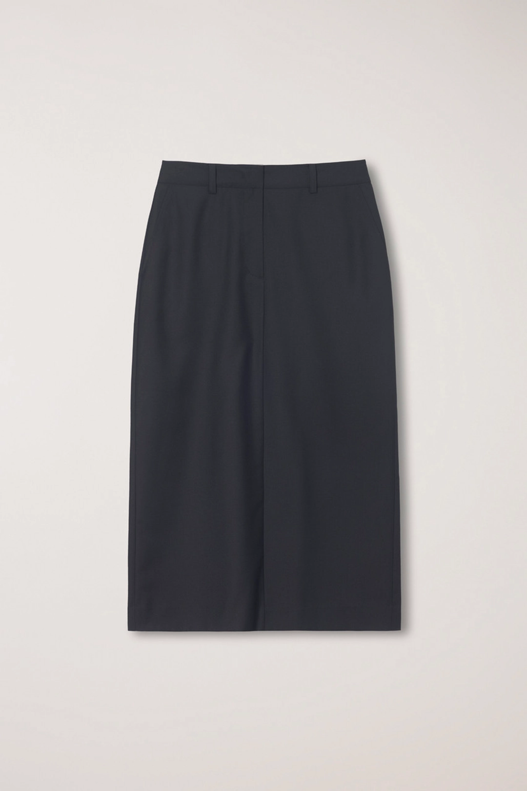 던스트 H-LINE LONG SKIRT BLACK_UDSK6B233BK 상품 이미지 1