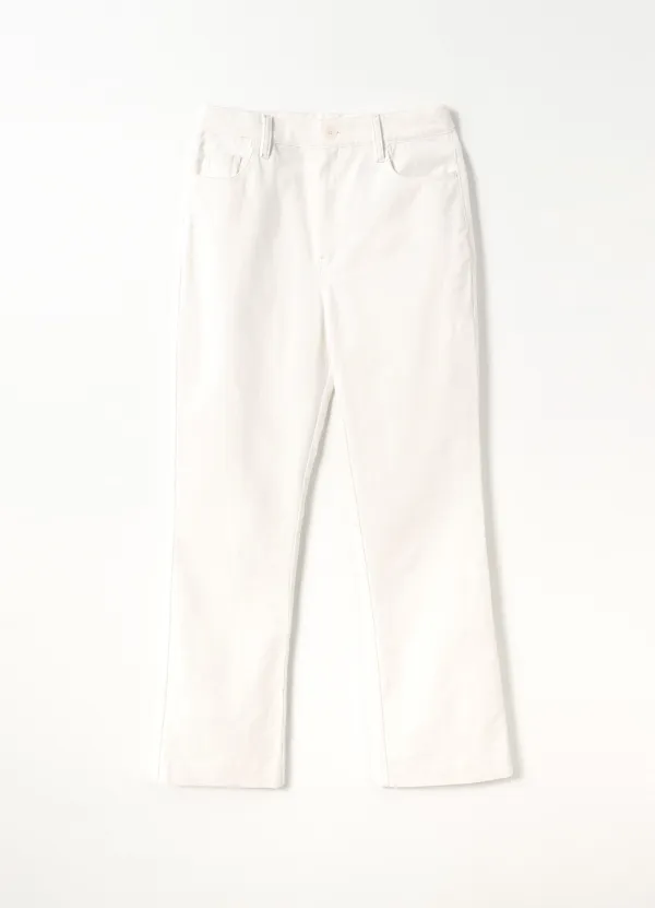 Eddie Corduroy Bootcut Pants(Ivory)
