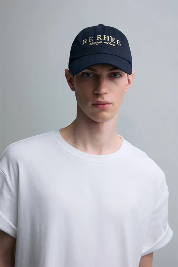 [5/15 순차배송] EMBROIDERED LOGO CAP NAVY