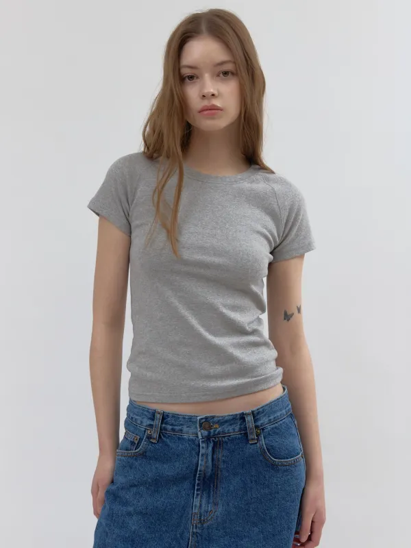 core line up tee (melange)