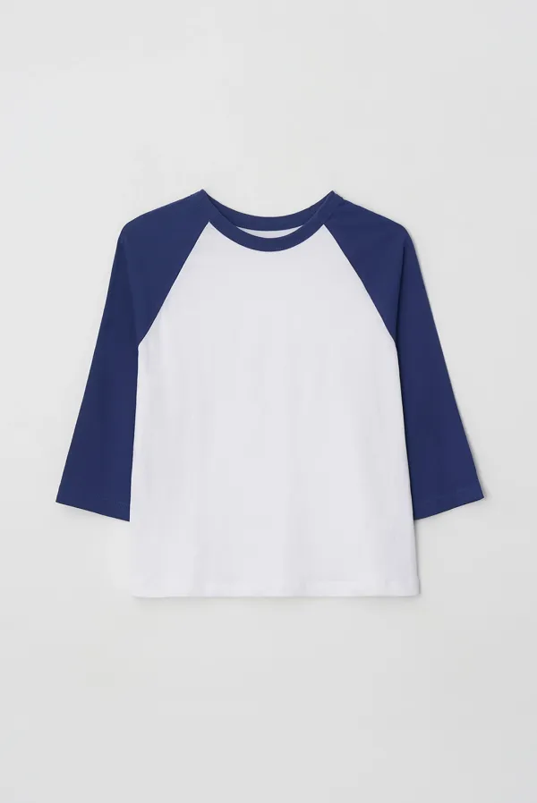 summer raglan tee - navy