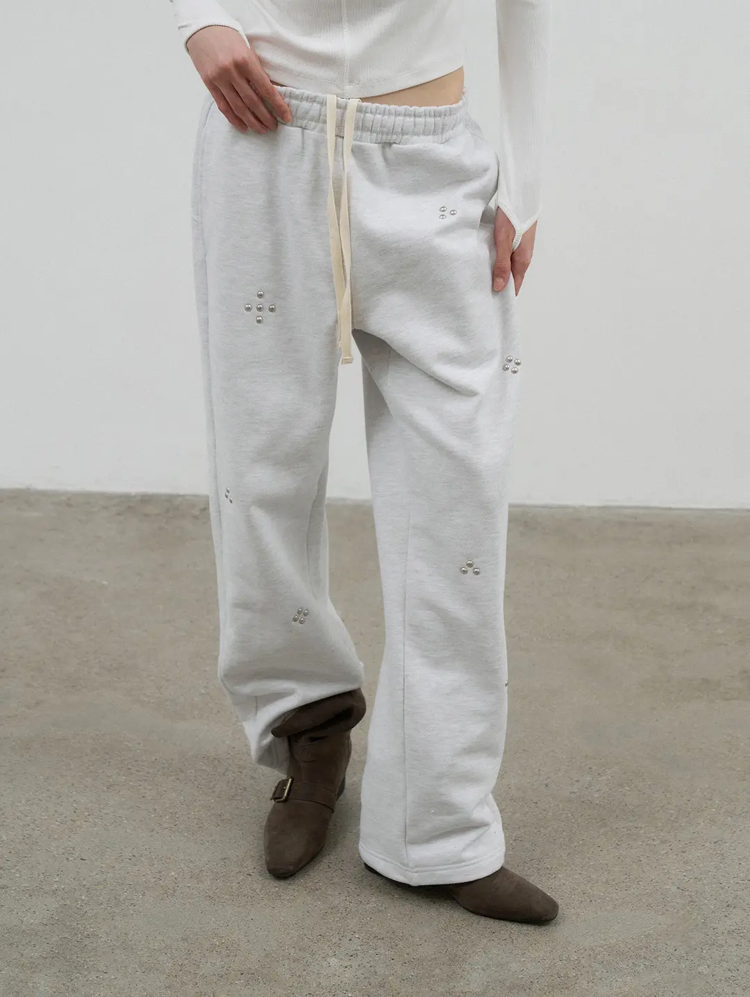 포에토 CHARGER TRANING PANTS - MELANGE 상품 이미지 2