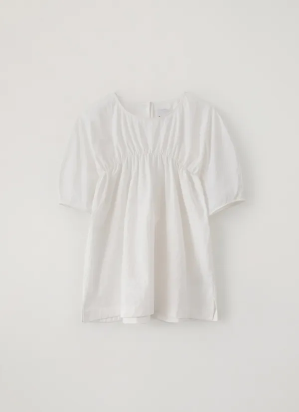 Shirring Blouse (White)