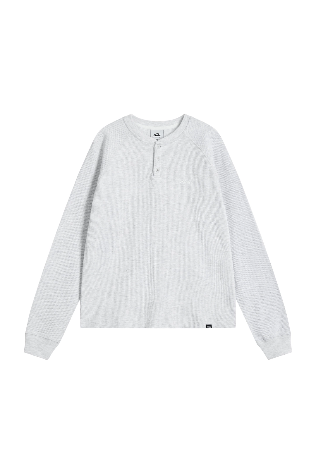 이미스 WAFFLE RAGLAN T-SHIRT-HEATHER GRAY 상품 이미지 1