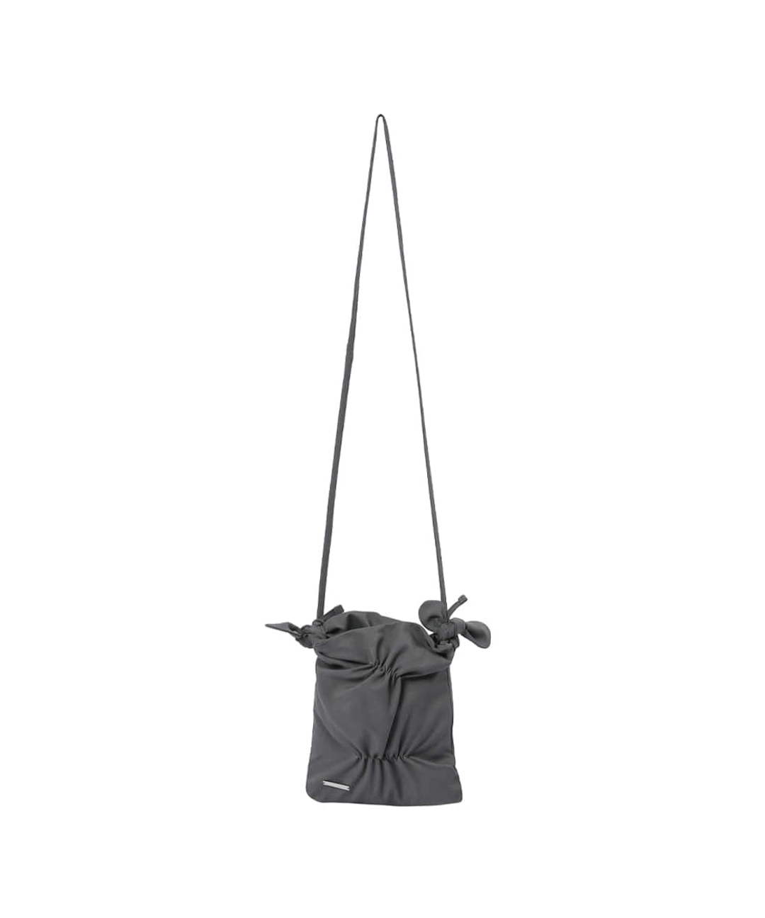 미세키서울 Shirring mini cross bag CHARCOAL 상품 이미지 1