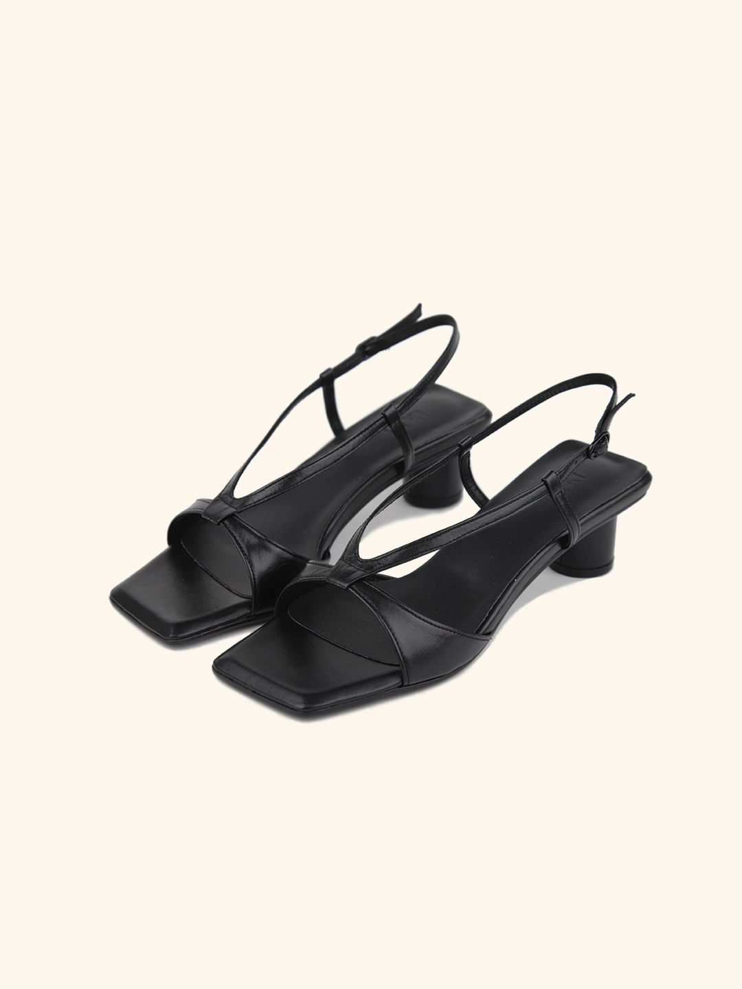 러브듀이 V STRAP sandal / 빈티지블랙 상품 이미지 3