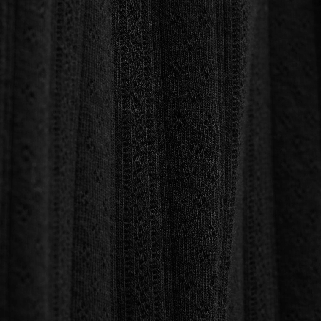 제임스펄스 Pointelle Tank Top - Black 상품 이미지 2