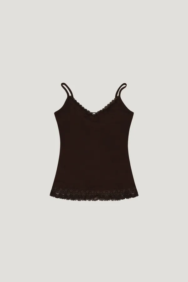 Double Lace Sleeveless (brown)