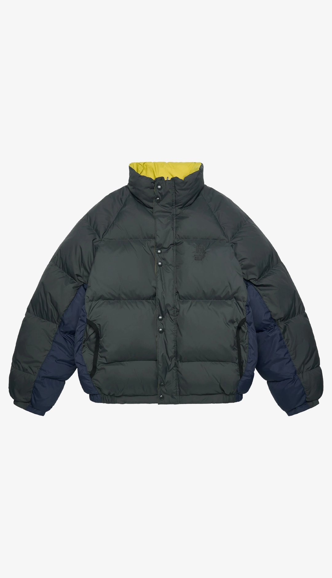 노컨텐츠 280. Reversible Duck Down Jumper _ Charcoal+Yellow 상품 이미지 1