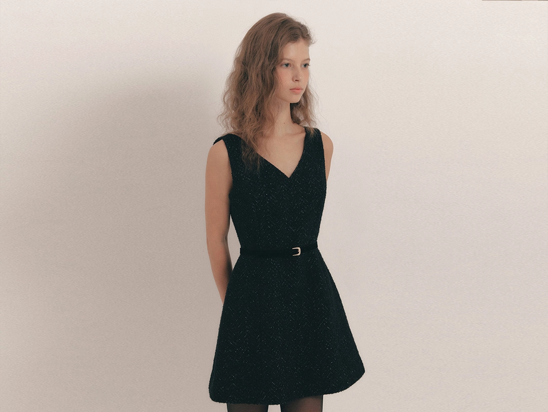 플로움 Claire V-Neck Mini Dress 상품 이미지 3