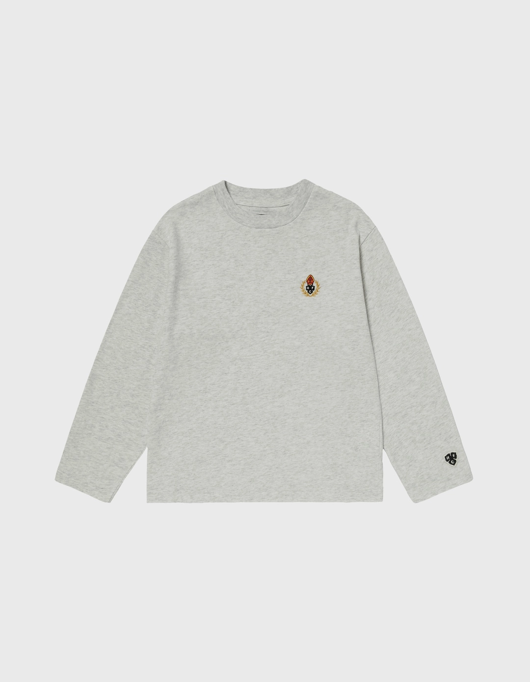 헤리티지플로스 CHILDREN WASHED 17S LONG SLEEVE / M.Grey(3%) 상품 이미지 1