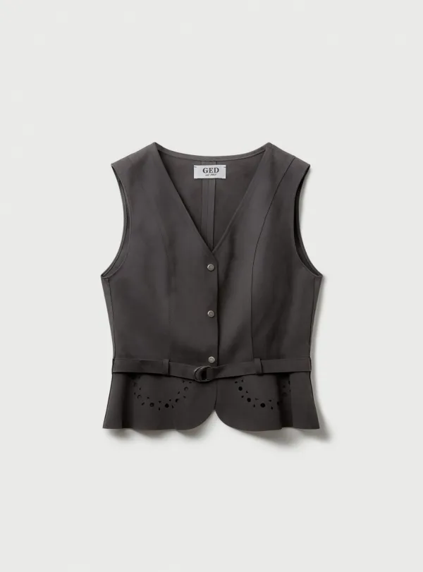 WALTER FAUX SUEDE VEST