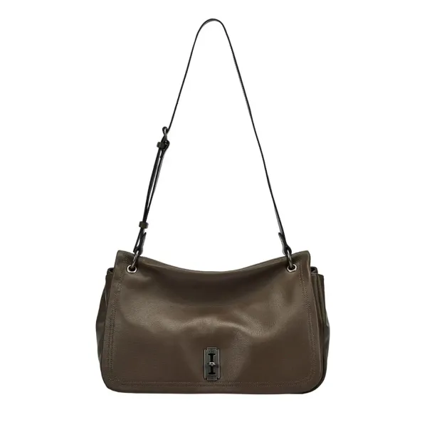 [아울렛] Perfec Talk About It Flap Shoulder L (퍼펙 톡 어바웃 잇 플랩 숄더 라지) Burn Brown
