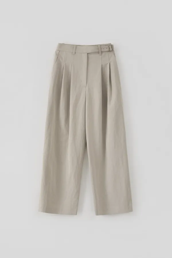 Gurkha Tuck Pants_Pink Beige