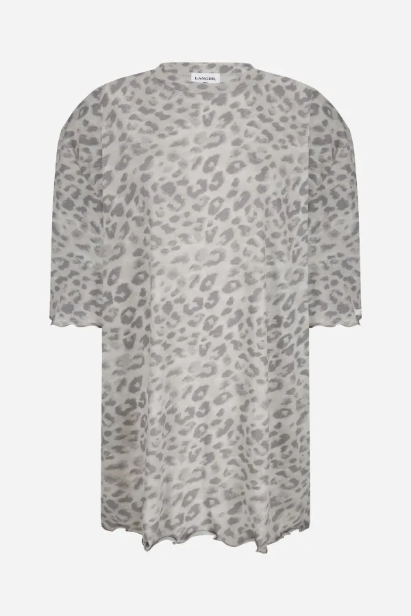 leopard lily t-shirt