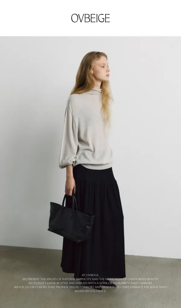 POESIE ALPACA KNIT_PALE GREY