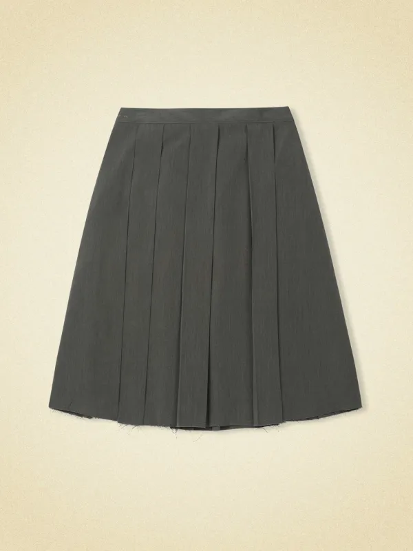 cut pleats skirt