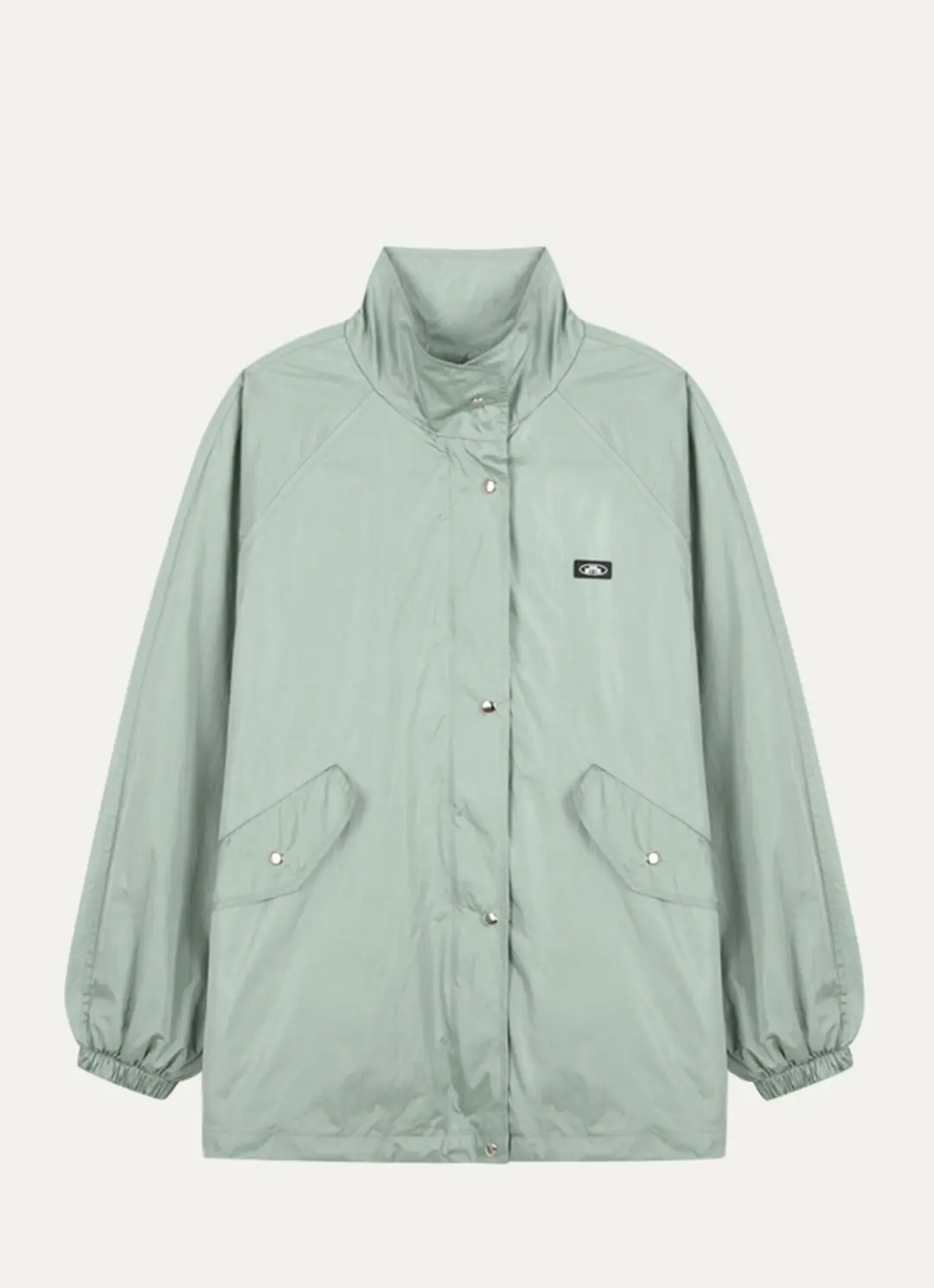 노운베러 A-line raglan high neck jumper_Mint 상품 이미지 1