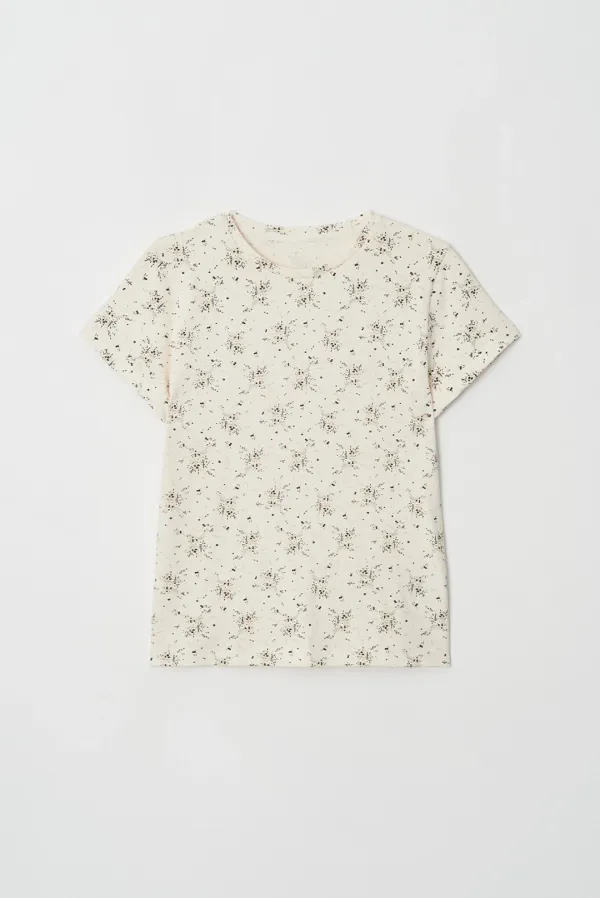 renee print tee - butter