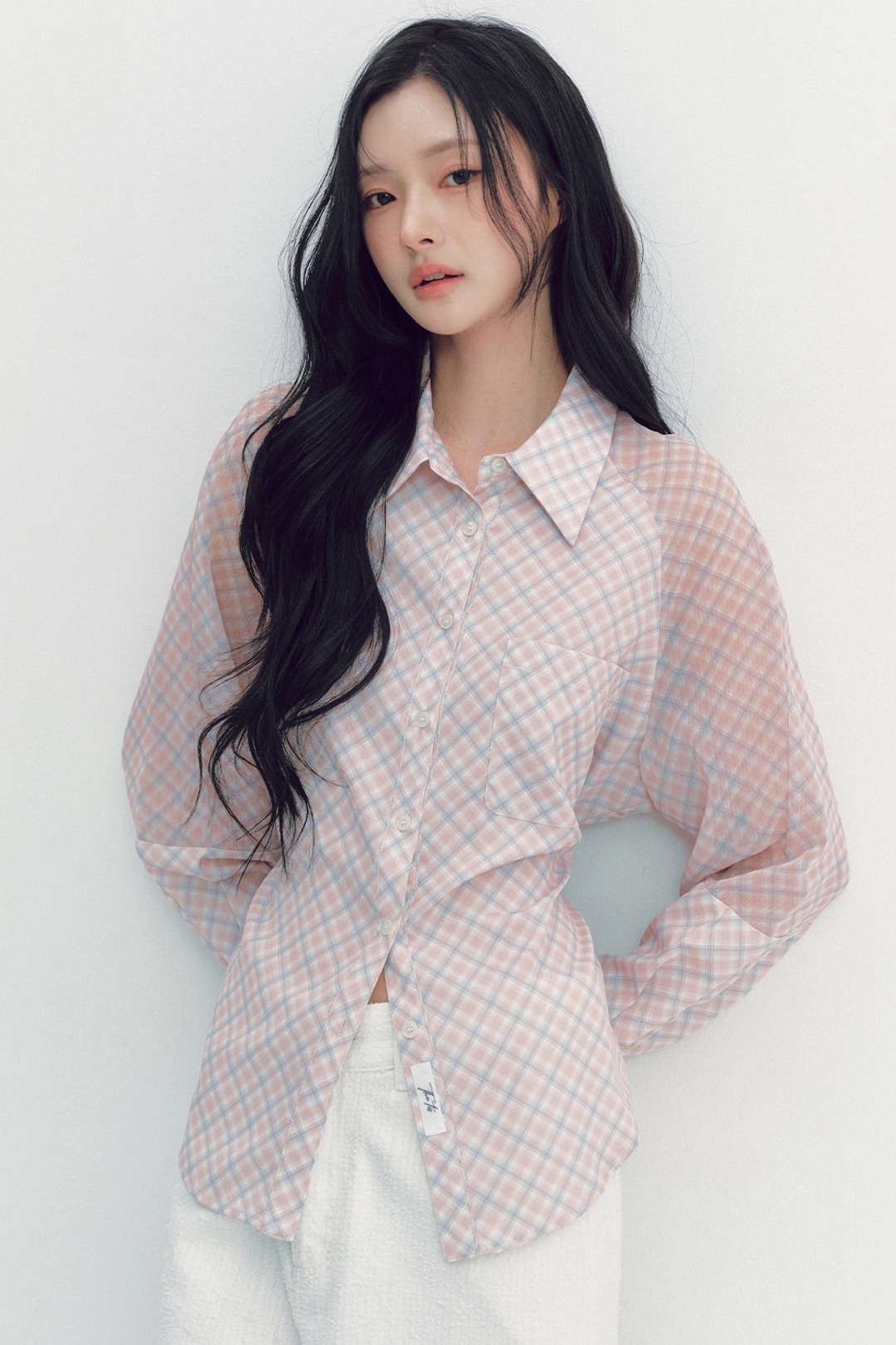 더티스 BLUEBERRY TART CHECK SHIRT (PINK) 상품 이미지 3