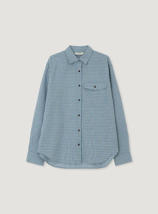 COCO CHECK SHIRT_BLUE