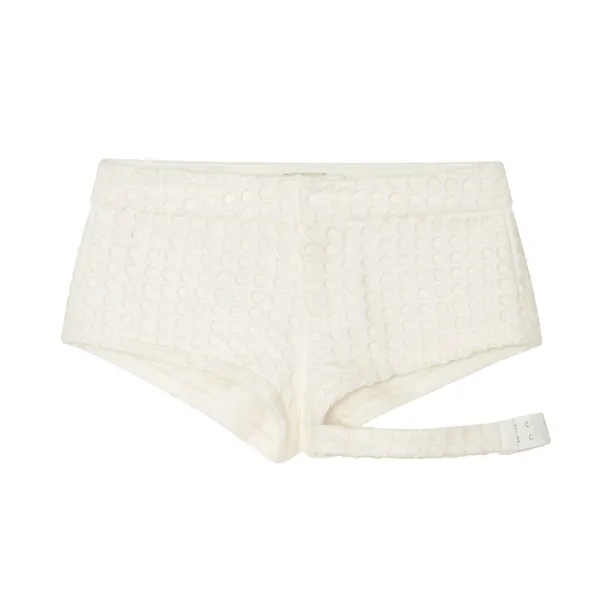 Strap micro shorts (Ivory)
