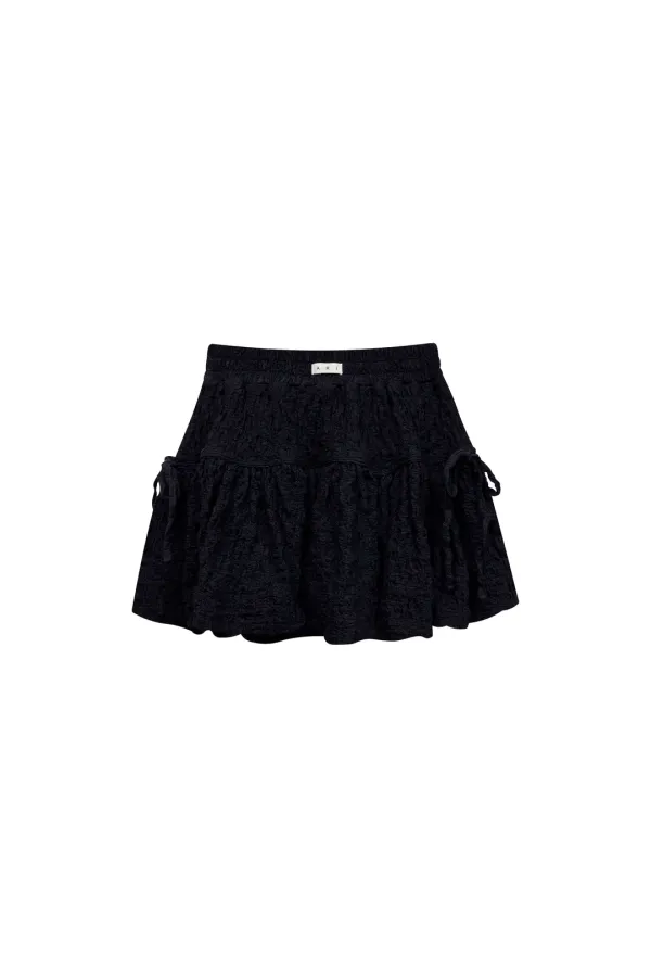 ANNIE BALLOON SKIRT PANTS / BLACK