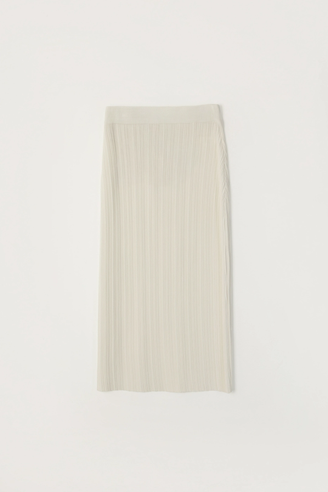 세이지먼트 ELENA PLEATS KNIT LONG SKIRT_IVORY 상품 이미지 1
