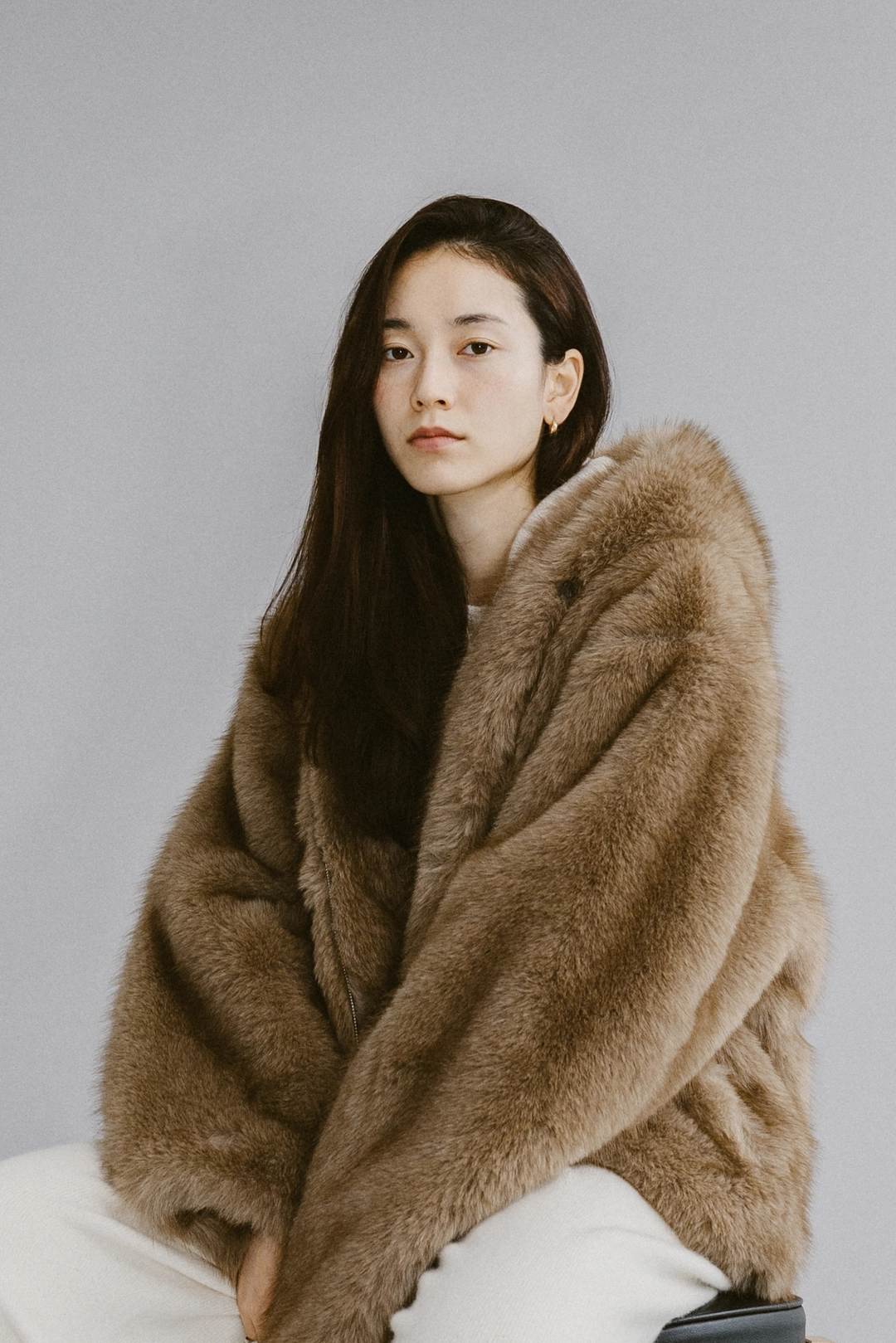 스앨더 23930_Fur hooded jacket 상품 이미지 2