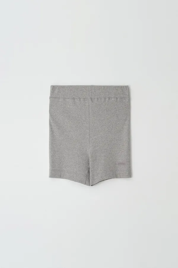 Essential biker shorts (Gray)