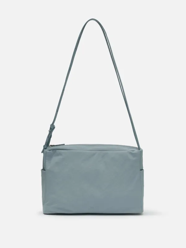 Buddy shoulder bag Nylon Slate blue tint