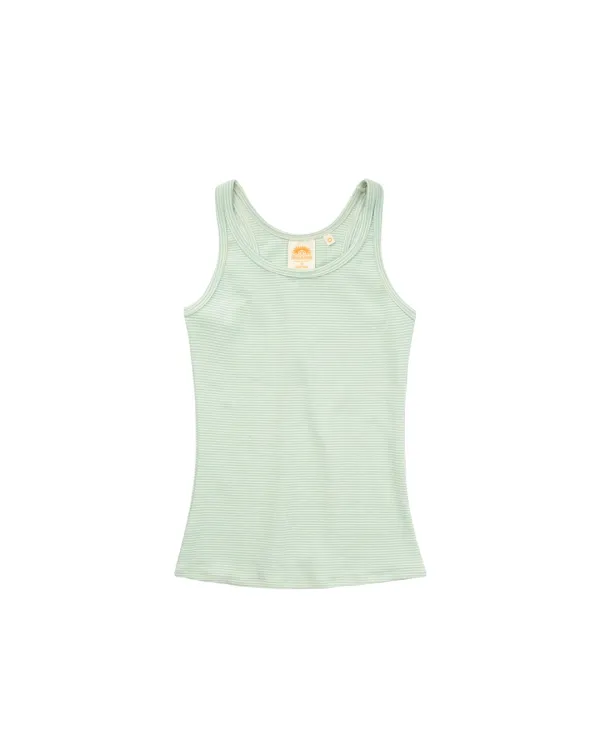 HS Stripe Sleeveless(W)_Mint Green